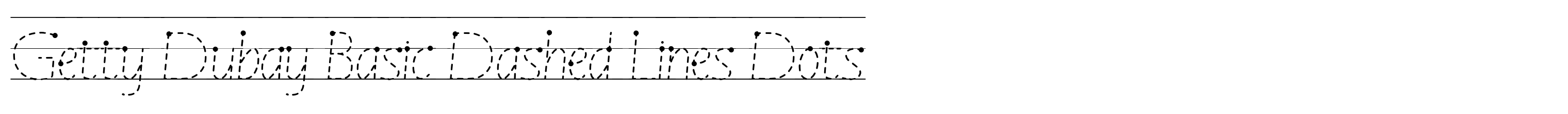 Getty Dubay Basic Dashed Lines Dots